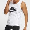 Nike NSW Tank Icon Futura Casual Sport Logo Print Breathable Hurdler Vest Men Tops White AR4992-101