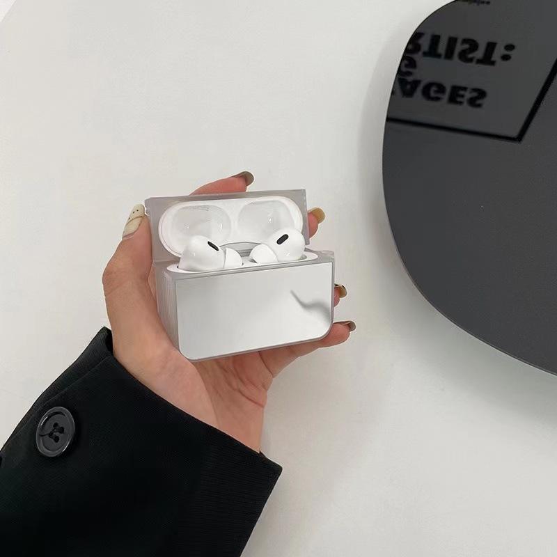Creative mirror Apple AirPods1 2nd generation protective case 3rd generation anti-drop Bluetooth wireless earphone case pro2 airpods 1/2 generation
