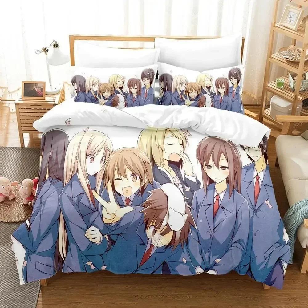 New The Pet Girl Of Sakurasou Bedding Set For Bedroom Soft Modern Bedspreads Comefortable Duvet Cover Quilt Cover And Pillowcase