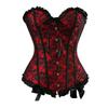 European Palace Style Lace Steel Buckle Boned Corset Body Shaper