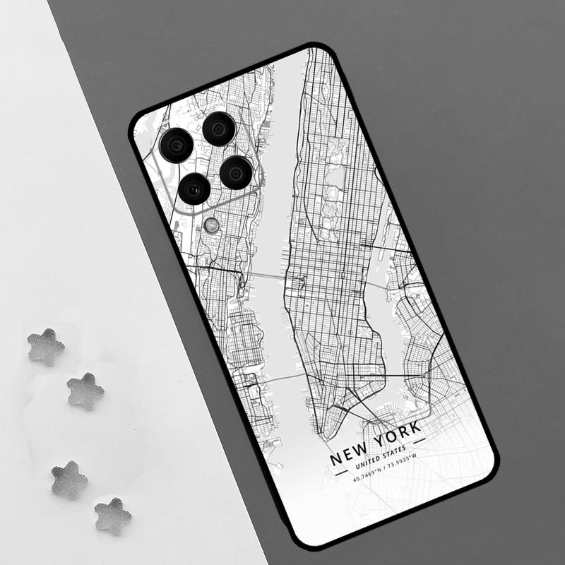 

London Country Sketch City Map For Samsung Galaxy M06 M16 M33 M13 M35 M53 M11 M21 M31 M55 M15 M14 M34 M54 M12 M32 M52 Case Samsung M53