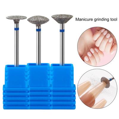 Nail Drill Bit High Strength Rust-proof Corrosion Resistant Labor-saving Compact Reusable Nail Grinding Machine Drill Bit Polishing Head Nail Supplies