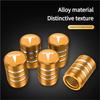 4Pcs Metal Tire Valve Stem Dust Caps for Tesla Model 3/Y/S/X Cybertruck, Car Wheel Accessories, Durable Anti-Lost