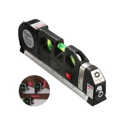 Home Multi-function High Precise Laser Leveling Instrument with Steel Ruler Cross Straight Line Laser Level Measuring Tools
