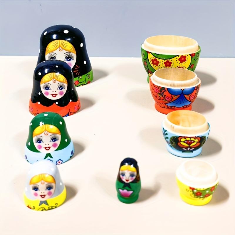 Russian Nesting Doll Wooden-Christmas,birthdays,resurrection other holidays children's toys- friends, family holiday gifts - home, offices,ornaments
