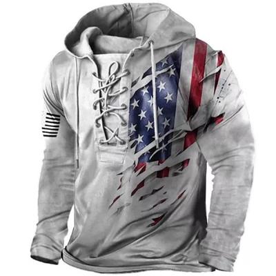Moletom masculino com capuz vintage casual estampa gráfica cordão com capuz moda streetwear solto masculino pulôver com capuz