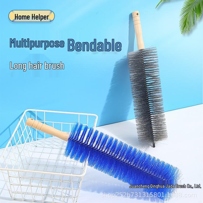 

Electric Fan & AC Dust Cleaner Brush: Crevice & Household Brush for Easy Dust Removal - No Washing Needed сірий колір