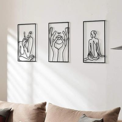 Modern Abstract Female Body Wall Sculptures Elegant and Contemporary Design Perfect for Adding a Unique Touch To Living Rooms
