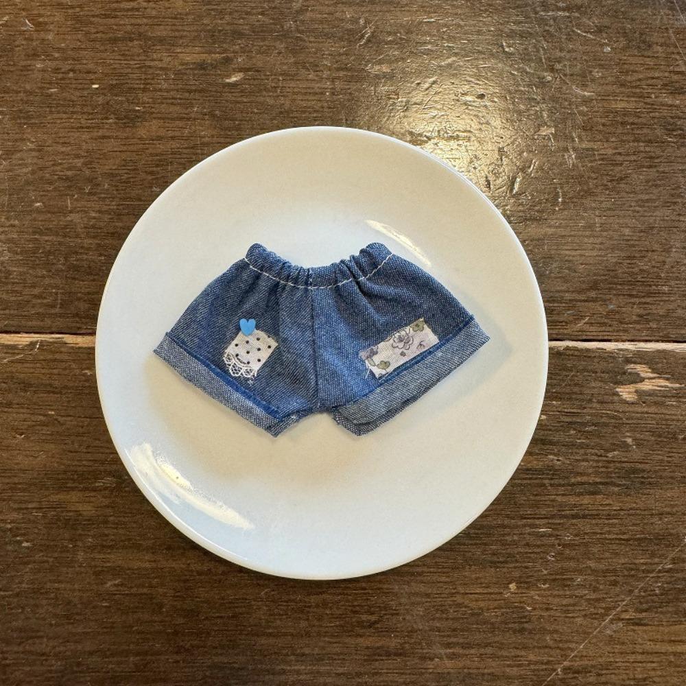 

Милые джинсы брюки модный стиль игрушки аксессуары идол кукольный наряд для 10 см хлопковые мягкие куклы Dark Blue Pants