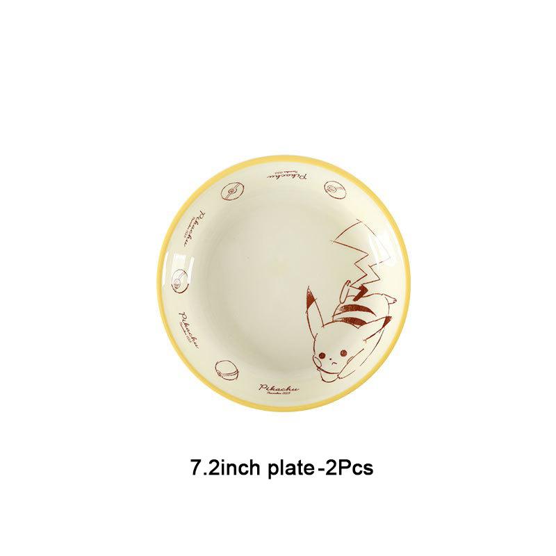 SHUNXIANG Ceramic tableware Cartoon pattern Ceramic Bowl & plate Underglaze Color Double Ear Soup Bowl Noodles Bowl Dining plate
