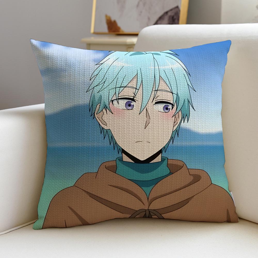 Recovery of an MMO JunkieS Cushion Cover Breathable and skinfriendly linen pillowcase square removable and washable cushion