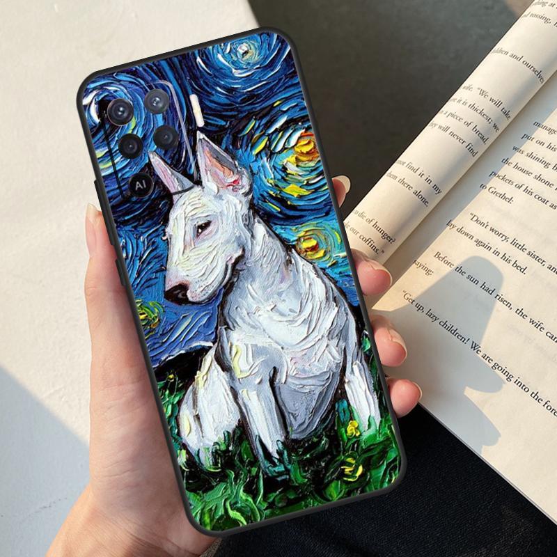 Bullterrier Bull Terrier Dog Case For Oppo A5 Pro A15 A16 A17 A57 A77 A94 A74 A54 A76 A96 A40 A60 A80 A18 A38 A58 A78 A98