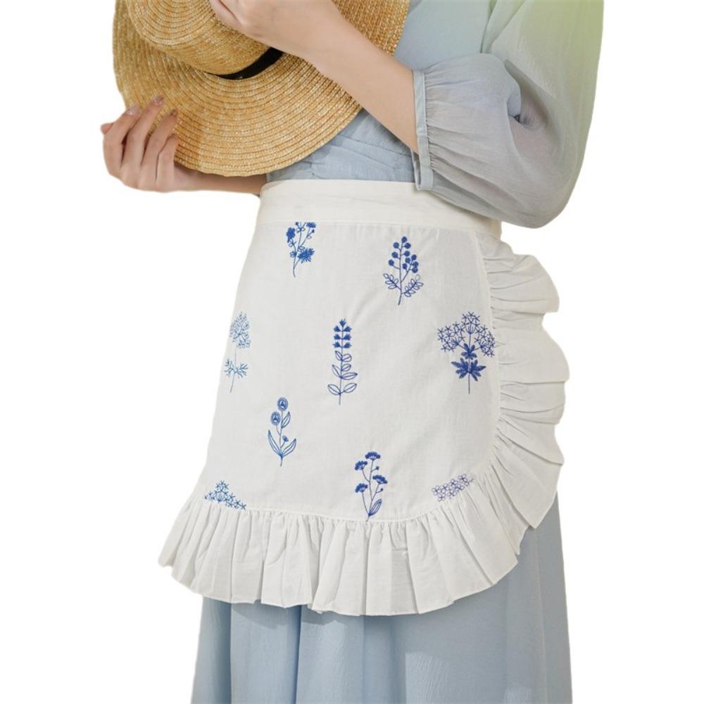 Exquisite Bistro Apron Elegant Waitress Apron Portable Waist Apron  Kitchen