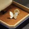 The New Product Is Simple, Small And Exquisite, Natural White Fritillary Butterfly Small Collar Pin, Lancet Anti-Light Fixed Buckle Women'S Accessorie