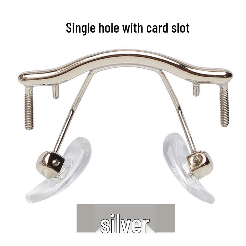 Unisex Rimless Diamond-Cut Glasses for Myopia with Single Hole Nose Bridge - Free Shipping