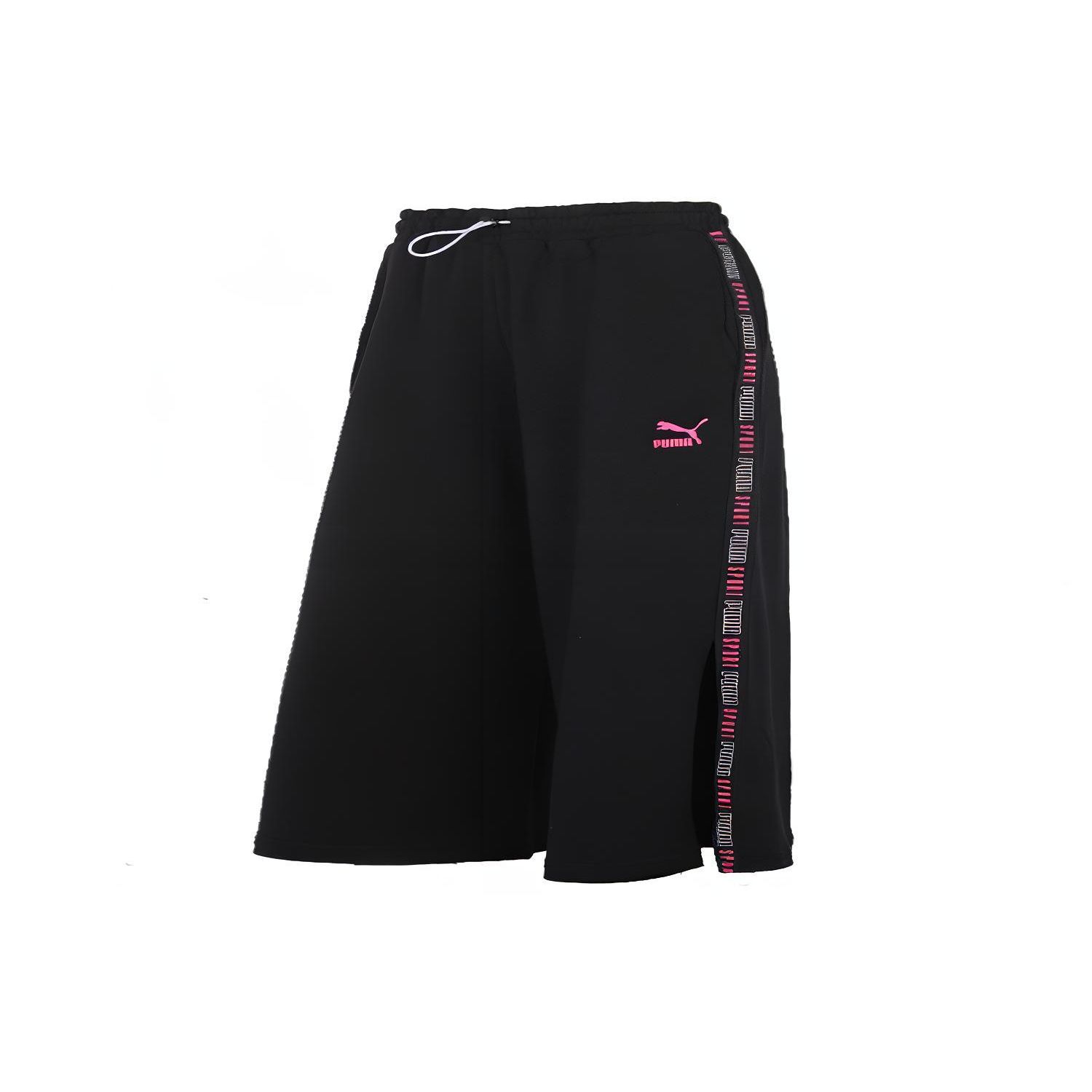 

Puma Широкие повседневные брюки с завязками на шнурке, женские, черные 598522-01 S