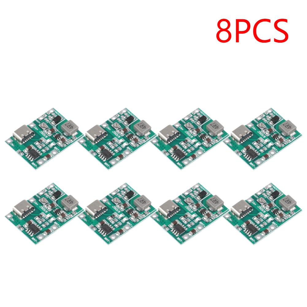 1-10PCS DC-DC Boost Module Type-C TP4056 Charger Discharge Power Board DC4.3-27V Charging Step Up Boost Module DIY Kit Parts