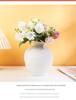 Nordic White Ceramic Vase for Fresh or Dried Flowers - Minimalist Living Room Decor