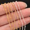14K Gold Filled Bean, Spacer, Cross, Bead, and Firefly Chain for DIY Jewelry.