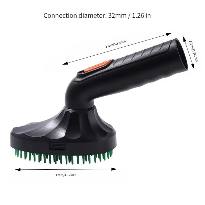 

32Mm Diameter Soft Bristle Pet Hair Removal Brush Head Suitable for Vacuum Cleaners -an Ideal Choice for Dog Owners,Non-Electric