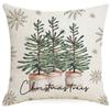 Home Textile Christmas Pillow Covers Xmas Trees Pattern Cushion Cover Pillow Cases  Home
