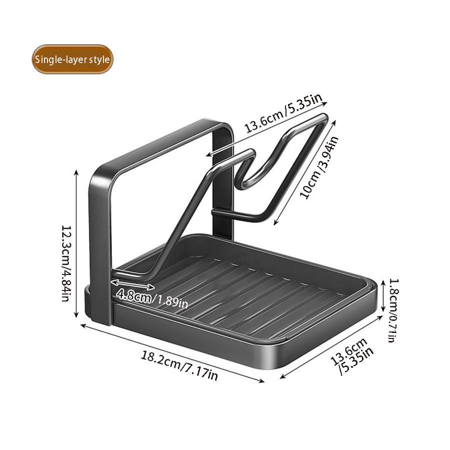 Single layer/double-layer multifunctional kitchen pot  cover rack, countertop, multi-layer cutting board,  vegetable board