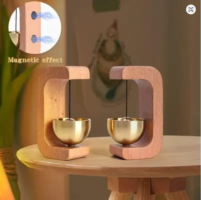 Dzwonek do drzwi Dzwonek do drzwi z litego drewna Magnetyczny mosiężny dzwonek wietrzny Bezprzewodowy dzwonek Jingle Bell Dzwonek na drzwi wejściowe Zawieszka Dekoracja domu