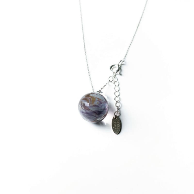

Azurhaus Pluto Glass Necklace purple