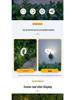 Waterproof Solar Folding Ground Lights for Courtyard, Staircase, and Garden
