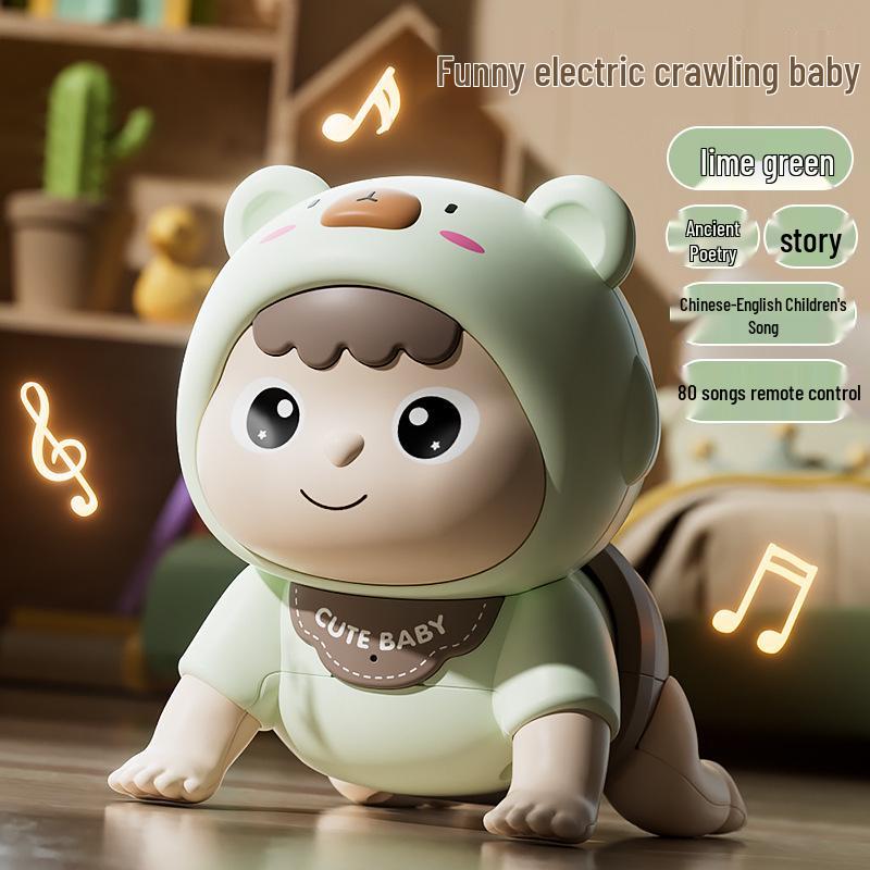 Electric Educational Baby Toys for Crawling & Head Lifting Practice - Ages 0-1