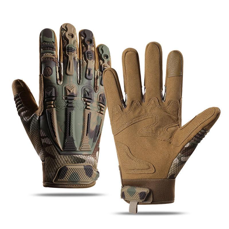 

Тактические перчатки мужские уличные полнопалые ладонь нескользящие износостойкие спортивные перчатки для езды на мотоцикле XL камуфляжный