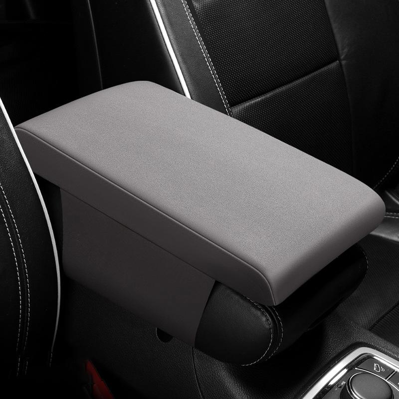 Car Armrest Box Pad Four Seasons Universal Breathable Car Central Armrest Box Cover Memory Cotton Arm Elbow  Heightening Pad