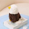 White Simulated Animal Haired Sea Eagle Plush Toy Bird Series Plush Toy Ornament