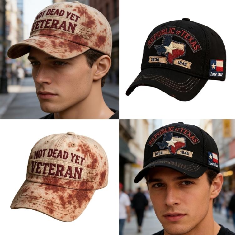 Trendy Baseball Hat With Embroidery Adjustable Strap Design Lightweight Polyester Unisex Sun Protection