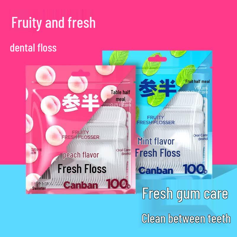 Canban Peach Flavor Dental Floss