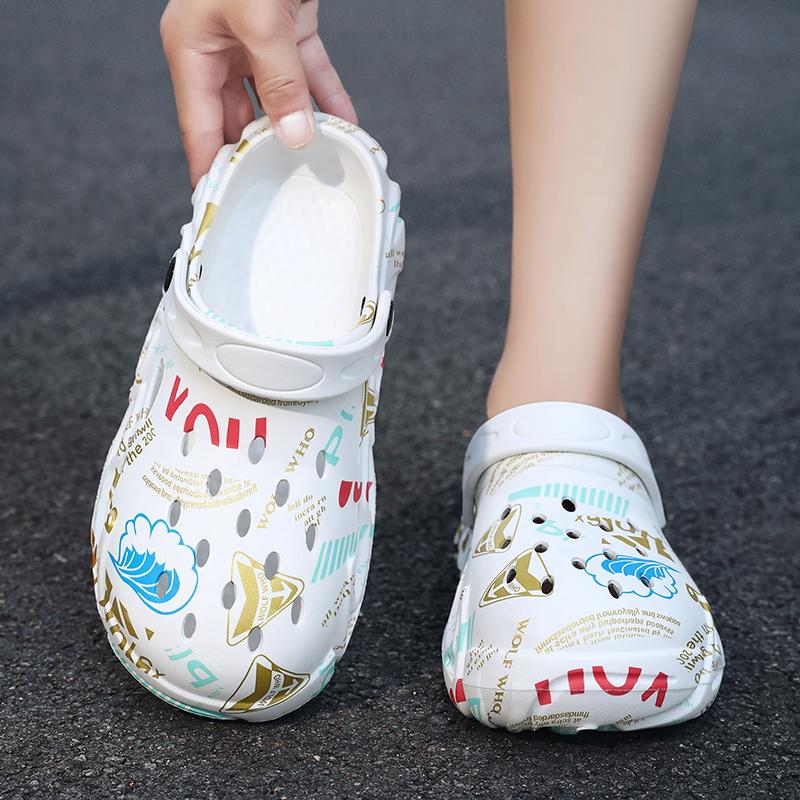 New EVA Women's Men's Sandals Designer Slippers Sports Casual Beach Couple Shoes Non-slip Outdoor Walking Flip-flops