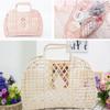Large-Capacity Bag Hollow Jelly Portable Tote Bag Reusable And Easy Clean Basket