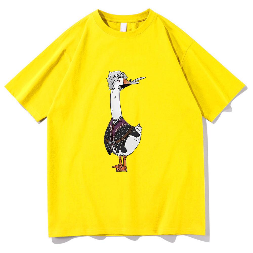 Goose Astarion T Shirt Fashion Unisex  Harajuku Funny Kawaii Goostarion Tshirt Unisex High Quality Casual Vintage Cotton Tees Shirts