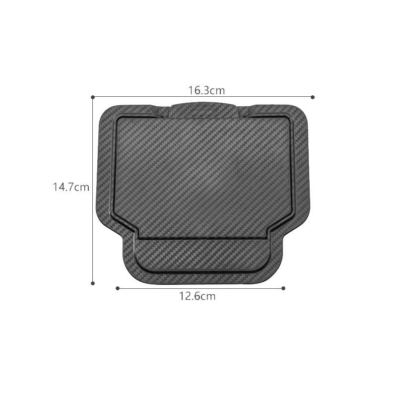 for Tesla Model Y Juniper 2025 Armrest Box Hidden Storage Organizer Box Carbon Fiber Pattern New Model 3 Highland Card Holder