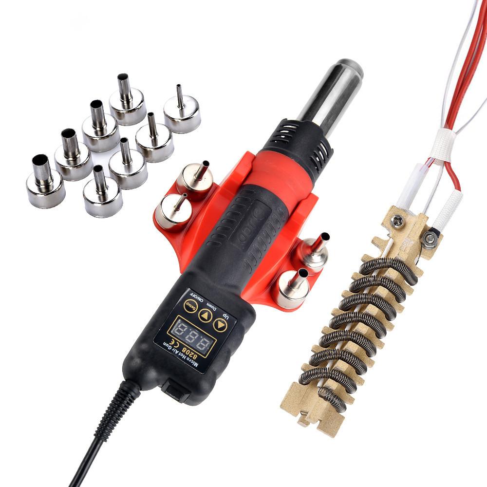 750W Welding Rework Station Micro Hot Air Gun LCD Digital Display Soldering Heat Gun Hair Dryer BGA IC Solder Tools