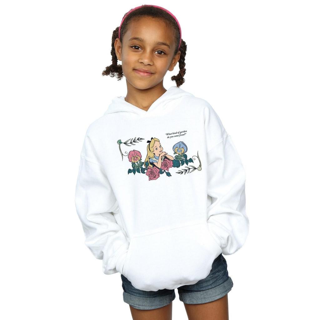Disney Girls Alice In Wonderland What Kind Of Garden Hoodie