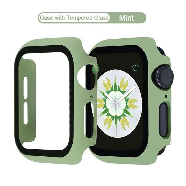 Compre Tempered Glass Screen Protector for Apple Watch Series