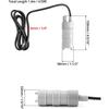 12V Submersible Water Pump 840 L/H 5 M Maximum Lift Freshwater Pump for Fish Tank, Soilless Cultivation, Garden Watering Etc
