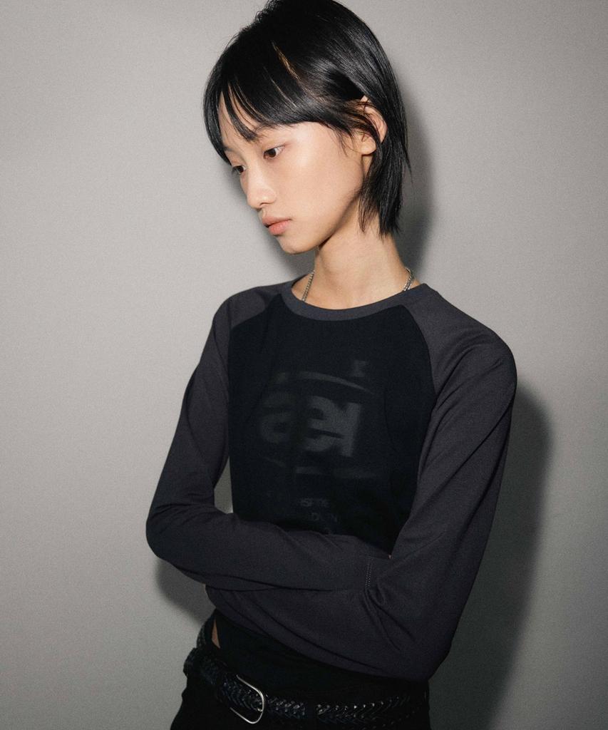 MINAV Archive Symbol Raglan T-Shirt W [Black]