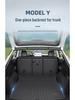 Tesla Model Y Trunk and Front TPE Mat Set - One-Piece Rear Tail Box Mat Accessory
