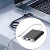 Portable TV Dock 3 in 1 USB C Game Station with HDTV USB3.0 USB C Port Adapter for Switch Console Multiple Gaming Device