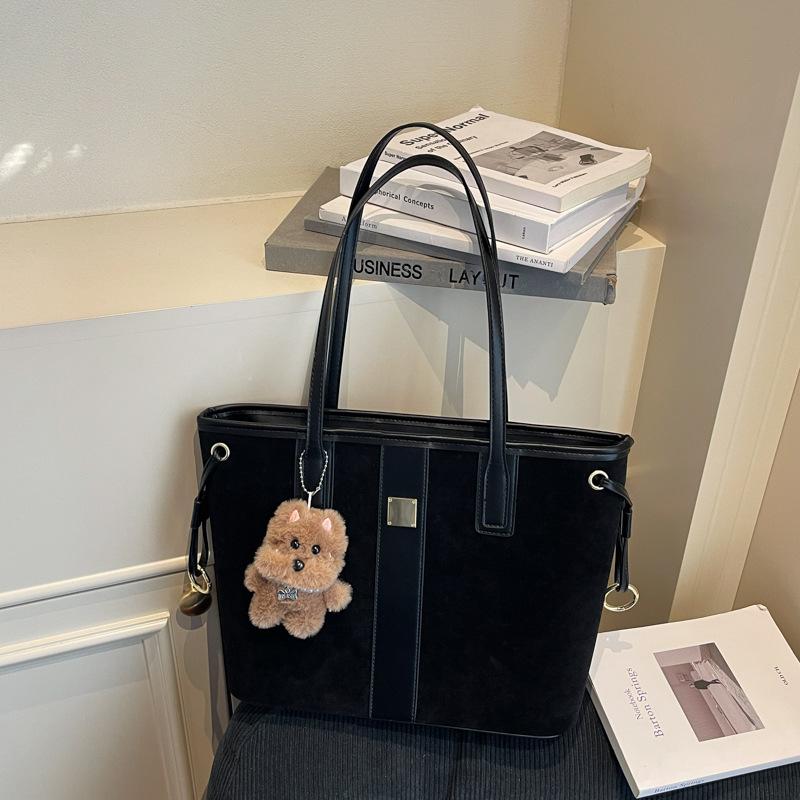 Commuter Retro Large-capacity Bag Women's 2025 New Casual Simple Shoulder Bag Autumn and Winter Portable Tote Bag