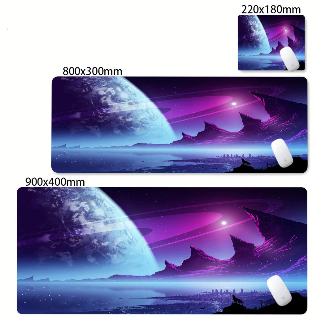 Sunset Landscape Mouse Pad Scenery Nature Mousepad XXL Natural Rubber Desk Mat Fabric Non Slip Rubber Base Desktop Mausepads
