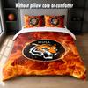 Hull City Fußball Design Bett Bettwäsche Set 1 Bettbezug + 2 Kissenbezüge Weich Atmungsaktiv Haushalt Bettwäsche
