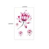 Waterproof Tattoo Sticker Girl Colored Rose Lotus Bohemian Brahma Totem Chest Back Cover Tattoo